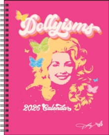 Andrews McMeel Publishing Dollyisms, Dolly Parton's 12-Month 2026 Softcover Monthly/Weekly Planner Calendar