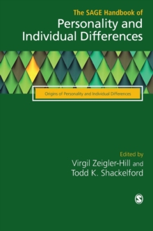 The SAGE Handbook of Personality and Individual Differences : Volume II: Origins of Personality and Individual Differences, Hardback Book The SAGE Handbook of Personality and Individual Differences : Volume II: Origins of Personality and Individual Differences, Hardback Book