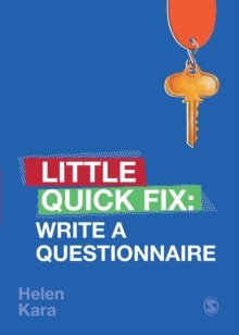 Write a Questionnaire : Little Quick Fix