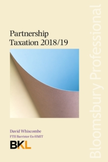 Partnership Taxation 2018/19, Paperback / softback Book Partnership Taxation 2018/19, Paperback / softback Book