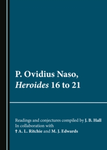 None P. Ovidius Naso, Heroides 16 to 21