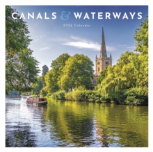 Carousel Calendars 2026 Canals Waterways Square Wall Calendar 20