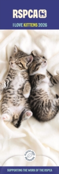 Carousel Calendars 2026 Rspca I Love Kittens Slim Calendar 2026