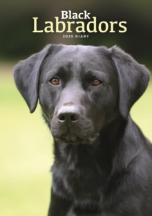 Labrador Retrievers Black A5 Diary 2025