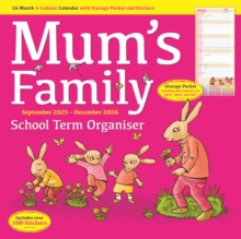 Carousel Calendars 2026 Mums Family Organiser Planner Wall Calen