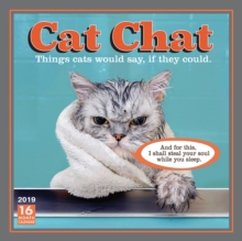 Cat Chat: Things Cats Would Say If They Could 2019 Square Wall Calendar, Calendar Book Cat Chat: Things Cats Would Say If They Could 2019 Square Wall Calendar, Calendar Book