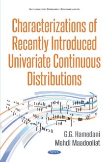 Characterizations of Recently Introduced Univariate Continuous Distributions