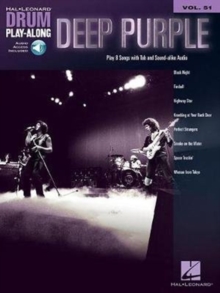 DEEP PURPLE DRUM PLAYALONG VOLUME 51, Paperback Book DEEP PURPLE DRUM PLAYALONG VOLUME 51, Paperback Book