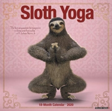 Sloth Yoga 2020 Wall Calendar, Calendar Book Sloth Yoga 2020 Wall Calendar, Calendar Book