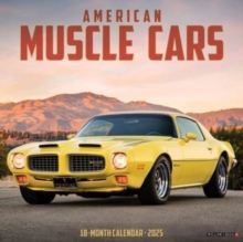 American Muscle Cars 2025 12 X 12 Wall Calendar