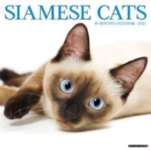 Siamese Cats 2025 12 X 12 Wall Calendar