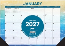 Beaches 2027 17" x 12" Monthly Deskpad