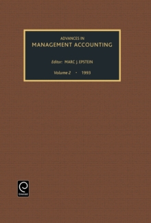 Advances in Management Accounting, Hardback Book Advances in Management Accounting, Hardback Book