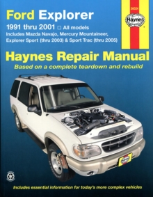 Ford Explorer, Mazda Navajo, Mercury Mountaineer (91 - 05)