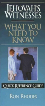 Jehovah's Witnesses: What You Need to Know, Pamphlet Book Jehovah's Witnesses: What You Need to Know, Pamphlet Book