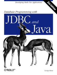 Database Programming with JDBC and Java, Paperback Book Database Programming with JDBC and Java, Paperback Book