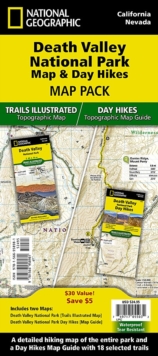 Death Valley National Park Map and Day Hikes : Map Pack