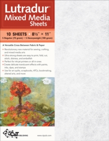 Lutradur (R) Mixed Media Sheets : 10 Sheets, 8 1/2" x 11" * 5 Regular (70 Gram) * 5 Heavyweight (100 Gram)