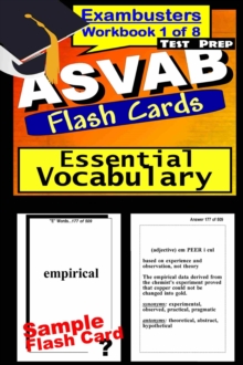 ASVAB Test Prep Essential Vocabulary Review--Exambusters Flash Cards--Workbook 1 of 8 : ASVAB Exam Study Guide