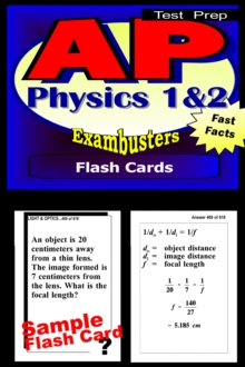 AP Physics Test Prep 1&2 Review--Exambusters Flash Cards : AP Exam Study Guide