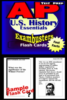 AP US History Test Prep Review--Exambusters Flash Cards : AP Exam Study Guide