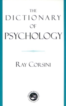 The Dictionary of Psychology, Paperback / softback Book The Dictionary of Psychology, Paperback / softback Book