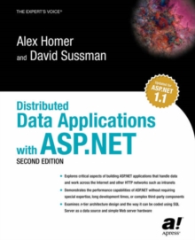 Distributed Data Applications with ASP.NET, Paperback / softback Book Distributed Data Applications with ASP.NET, Paperback / softback Book