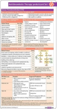Antithrombotic Therapy Pocketcard Set, Cards Book Antithrombotic Therapy Pocketcard Set, Cards Book