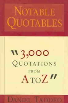 Notable Quotables, Paperback / softback Book Notable Quotables, Paperback / softback Book