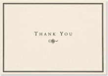Thank You Notes Black/cream, Cards Book Thank You Notes Black/cream, Cards Book