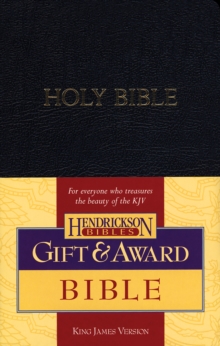 KJV Gift & Award Bible, Leather / fine binding Book KJV Gift & Award Bible, Leather / fine binding Book
