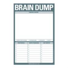 Knock Knock Brain Dump Pad, Stickers Book Knock Knock Brain Dump Pad, Stickers Book