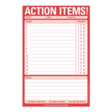 Knock Knock Action Items Pad