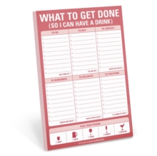 Knock Knock What to Get Done (So I Can Have A Drink) Pad