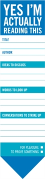 Knock Knock Yes, I'm Actually Reading This Bookmark Pad, Notebook / blank book Book Knock Knock Yes, I'm Actually Reading This Bookmark Pad, Notebook / blank book Book