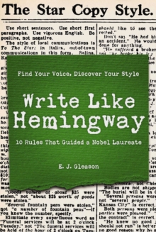 Write Like Hemingway, Hardback Book Write Like Hemingway, Hardback Book