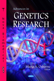 Advances in Genetics Research : Volume 1, Hardback Book Advances in Genetics Research : Volume 1, Hardback Book
