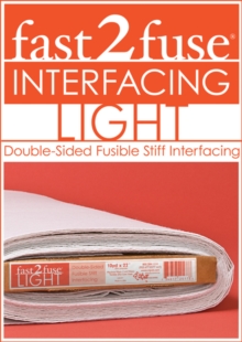 fast2fuse Light Bolt 20" x 10 yards : Double-Sided Fusible Stiff Interfacing, General merchandise Book fast2fuse Light Bolt 20" x 10 yards : Double-Sided Fusible Stiff Interfacing, General merchandise Book