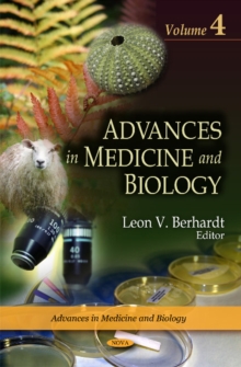 Advances in Medicine & Biology : Volume 4, Hardback Book Advances in Medicine & Biology : Volume 4, Hardback Book