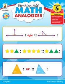 Thinking Kids'(TM) Math Analogies, Grade 5