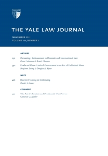 Yale Law Journal: Volume 121, Number 2 - November 2011