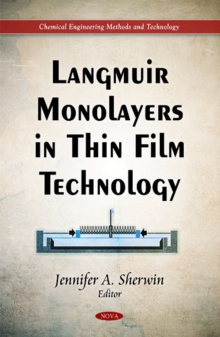 Langmuir Monolayers in Thin Film Technology, Hardback Book Langmuir Monolayers in Thin Film Technology, Hardback Book