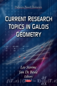Current Research Topics on Galois Geometrics, Hardback Book Current Research Topics on Galois Geometrics, Hardback Book
