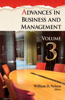 Advances in Business & Management : Volume 3, Hardback Book Advances in Business & Management : Volume 3, Hardback Book