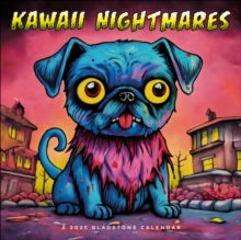 Kawaii Nightmares Square Wall Calendar 2025