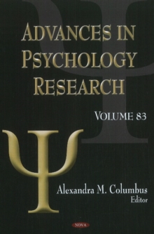 Advances in Psychology Research : Volume 83, Hardback Book Advances in Psychology Research : Volume 83, Hardback Book
