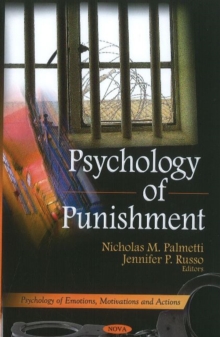 Psychology of Punishment, Hardback Book Psychology of Punishment, Hardback Book