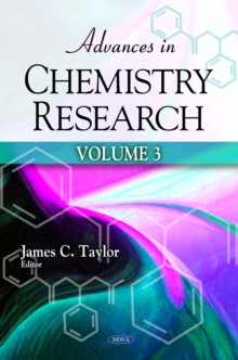 Advances in Chemistry Research. Volume 3