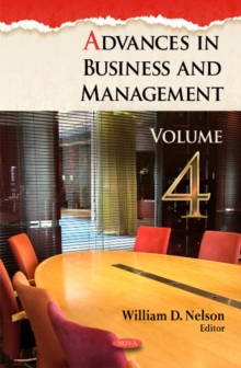 Advances in Business & Management : Volume 4, Hardback Book Advances in Business & Management : Volume 4, Hardback Book