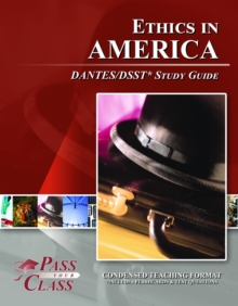 DSST Ethics In America DANTES Test Study Guide